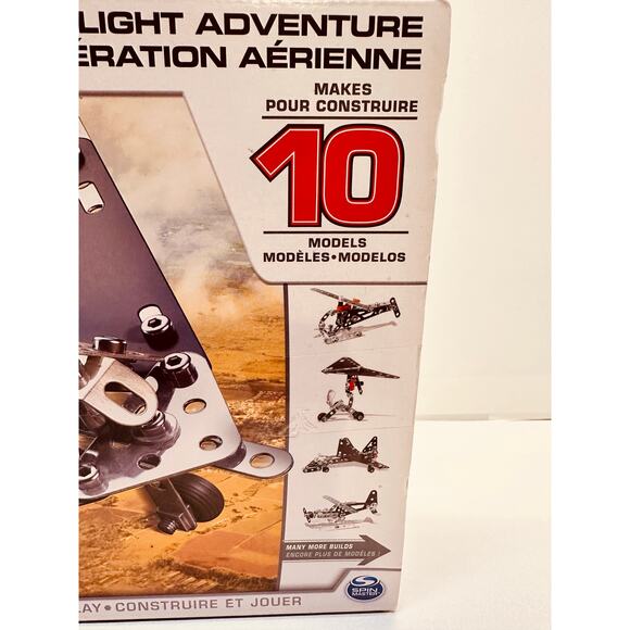 Meccano Maker System Flight Adventure Makes 10 Models 8+Yrs NIB - Picture 2 of 6
